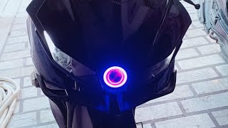 r15 v3 modification headlight projector  its look like R15 V4  Dream hr11 [upl. by Skutchan]