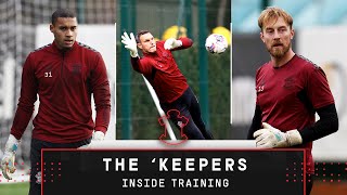 INSIDE TRAINING Goalkeepers get micd up 🧤 [upl. by Tol]