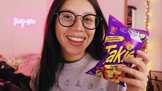 ASMR chup4ndo Takis 🔥 [upl. by Nefen]