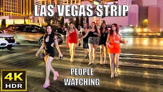 Las Vegas Strip Late Night People Watching  June 2024 [upl. by Emmerie]