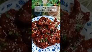 quot🌶️ Bold Fiery amp Irresistible Korean Spicy Wings That Bring the Heat 🔥🍗foodreelskoreanshorts [upl. by Oriel]