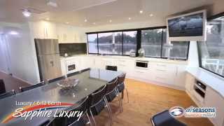 Sapphire Luxury Houseboat  All Seasons Houseboats Mildura [upl. by Akapol920]