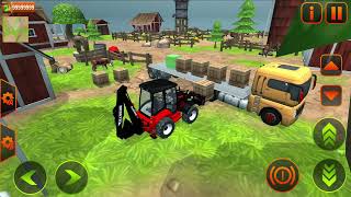 Village JCB Excavator Simulator  Offroad Construction Games  Android Gameplay [upl. by Wileen]