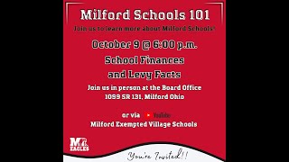 Milford Schools 101  School Finance and Levy Facts [upl. by Bohrer188]