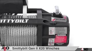 X20 10 GEN2 WIRELESS WATERPROOF WINCH  SMITTYBILT  ELECTRIC  10000 PLUS POUNDS [upl. by Ayrb]