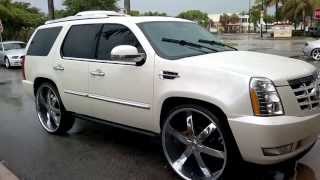 Cadillac Escalade sittin on 30s at C2c Rims Fort Lauderdale FL [upl. by Orecic815]