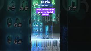 New Kyrsa Theme 💜  Kyrie  Deepwoken OST Piano deepwoken roblox [upl. by Atinuaj]