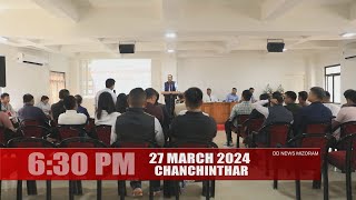 DD News Mizoram  Chanchinthar  27 March 2024  630 PM [upl. by Milla]