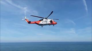 Irish Coast Guard Airlift training from MV Oscar Wilde [upl. by Adnwahsat]