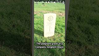 The poignant grave of a Company Sergeant Major [upl. by Leanna574]