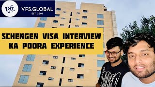 VFS GLOBAL OFFICE ME SCHENGEN VISA KA POORA PROCESS schengenvisa travel visa passport india [upl. by Idrahs962]