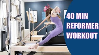 Take Your Pilates to the Next Level 40 Min Reformer Workout  Pilates reformer workout [upl. by Inor]