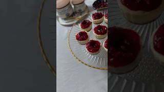 Mini cheesecake tarifi yorum da 🍮 cheesecake pratiktatlılar viralvideo food cheesecaketarifi [upl. by Enyahs]