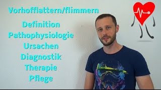 Das Vorhofflimmern und Vorhofflattern [upl. by Ruon]