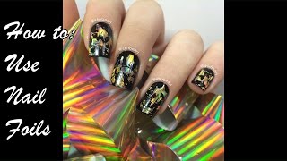 How to Use Nail Foils  Review amp Tutorial  NAIL ART 101 [upl. by Atiuqin]