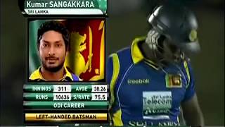 Kumar Sangakkara 133 vs India 1st ODI 2012  Hambantota [upl. by Zevahc]