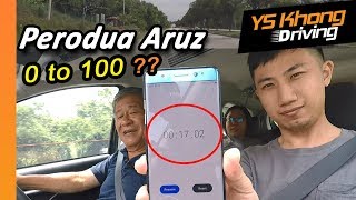 Perodua Aruz Test Drive Review  0 to 100 Time Most Affordable 7Seater  YS Khong Driving [upl. by Darda]