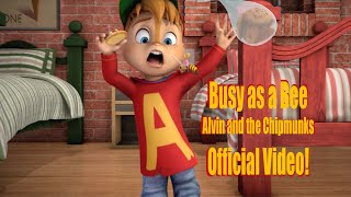 quotBusy As A Beequot Official Music Video by Alvin and The Chipmunks [upl. by Atinej]