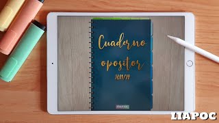 🍏CUADERNO OPOSITOR y AGENDA digital 202122 🤩 Consíguelo aquí👩‍🏫 LIAPOC [upl. by Ailuj]