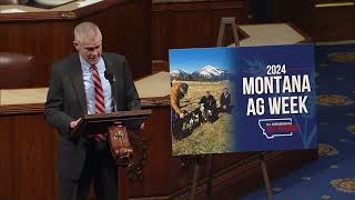 Rep Rosendale celebrates Montana Ag Week on the House Floor [upl. by Karas]