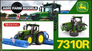 JOHN DEERE 7310r by Wiking 132  Farm model review 12 [upl. by Laro]