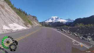 Mt Rainier  Cycling Paradise and Stevens Canyon [upl. by Ahseya813]