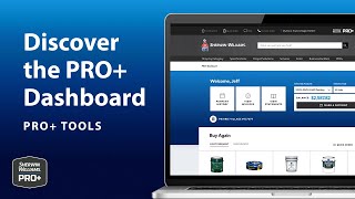 Discover the PRO Dashboard for Professional Painters  SherwinWilliams [upl. by Brittan]