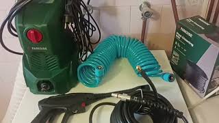 Testing Parkside PHD 110 with Cleaning set PRRS 15 review to unclog the house drain [upl. by Nej237]