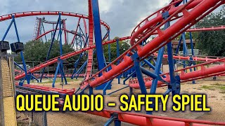 Scorpion  Queue Safety Spiel Audio  Busch Gardens Tampa SBNO Schwarzkopf [upl. by Gillie]