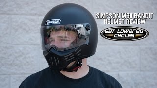 Simpson M30 Bandit Helmet Review  GetLoweredcom [upl. by Rema]