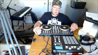 Custom Traktor Pro 2 mapping for Numark Mixtrack Pro and Akai MPD 26 [upl. by Matilde]