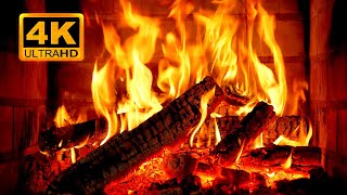 🔥 Cozy Fireplace 4K ULTRA HD [upl. by Ehcram]