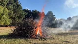 Burning branches Kyneton 15th June 2024 [upl. by Idnak]