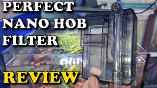 NICREW Slim NANO HOB Aquarium Filter REVIEW [upl. by Cynera997]