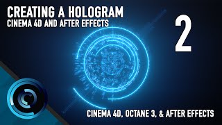 Creating a Hologram in Cinema 4D and After Effects  Part 2 SWEEPS [upl. by Fairleigh760]