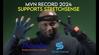 Xsens MVN Record 2024 Update Supports StretchSense Gloves [upl. by Nevak]