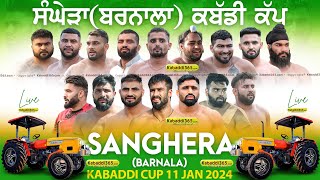 🔴Live Sanghera Barnala Kabaddi Tournament 11 Jan 2024 [upl. by Leoy]