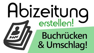 Abizeitung erstellen Umschlag amp Buchrücken anlegen  InDesign Grundlagen [upl. by Savior]