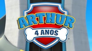 CONVITE PATRULHA CANINA VÍDEO  ARTHUR 4 ANOS  RM RETROSPECTIVA [upl. by Ilario]