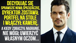 Decydując się sprawdzić nową sprzątaczkę dyrektor zostawił portfel na stole i włączył kamerę [upl. by Ahsenit]