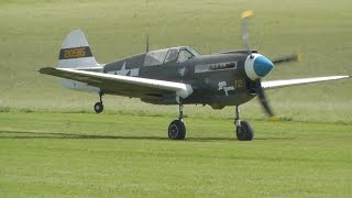 Curtiss P40 Kittyhawk Awesome flight DEMO [upl. by Codee301]