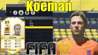 FIFA 17  Koeman  Virtual Pro Look A Like Tutorial  with Stats [upl. by Alaek976]