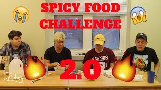 SPICY FOOD CHALLENGE 20 PUKE WARNING [upl. by Strep]