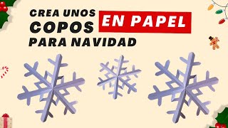 ¡Crea el Mejor Copo de Nieve en Papel para una Navidad Inolvidable [upl. by Mairym504]