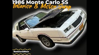 1986 Monte Carlo SS Interior amp Motor Swap [upl. by Nemajneb]