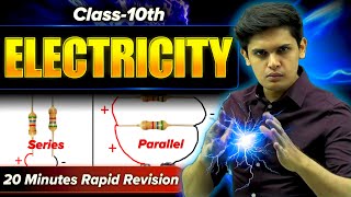 Electricity in 20 Minutes🔥 Class 10th  Rapid Revision  Prashant Kirad [upl. by Enneles]