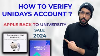 How to verify UNIDAYS Account  Back to university sale 2024 🔥 [upl. by Ana]