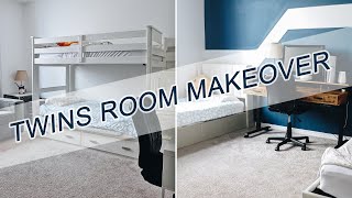 Transforming Twins Room The Perfect Fezibo Desk Reveal [upl. by Liatnahs709]