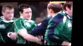 Ireland win six nations triple crown 2009 [upl. by Notxap]