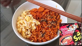 Korean spicy Noodles  Samyang 3x spicy Ramen  spicy noodles recipe  Ramen Recipe  Korean Ramen [upl. by Petigny633]